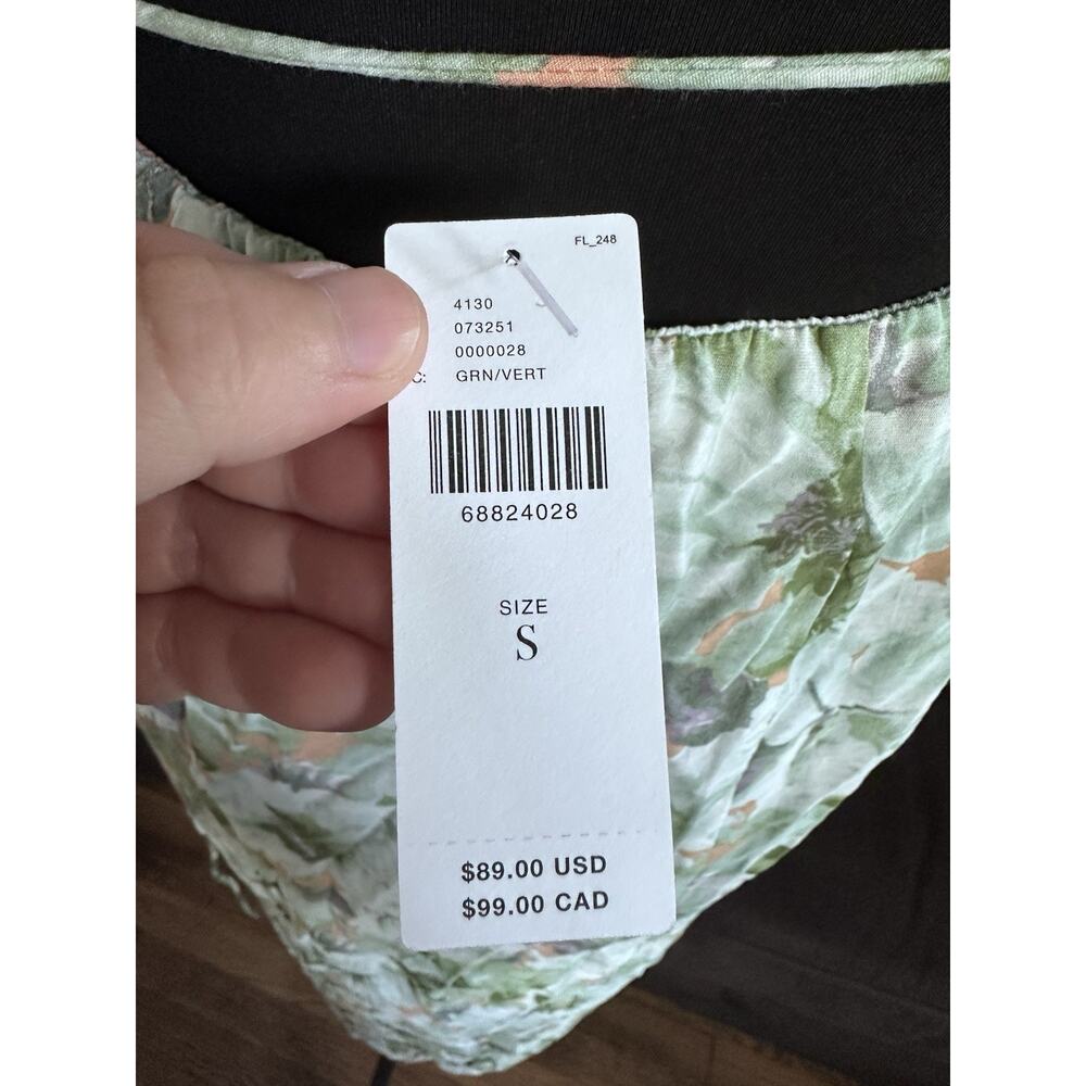 En Saison Square Neck Midi Dress Anthropologie Small Floral Garden - Picture 5 of 13